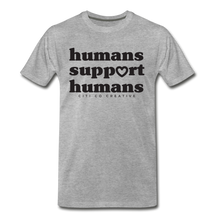 Load image into Gallery viewer, Humans Support Humans Tee - heather gray