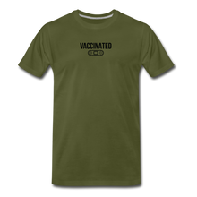 Load image into Gallery viewer, Vaccinated Tee - olive green