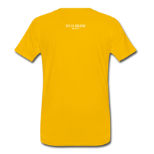 Load image into Gallery viewer, Teachers Support Teachers Tee | White Print - sun yellow