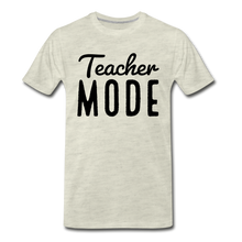 Load image into Gallery viewer, Teacher Mode Tee | Black Print - heather oatmeal