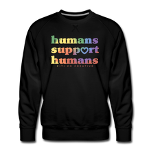 Load image into Gallery viewer, Humans Support Humans Sweatshirt - black