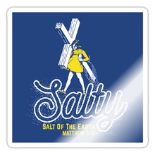 Load image into Gallery viewer, Salty Sticker - white glossy