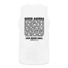 Load image into Gallery viewer, Queer Agenda Classic Tank - Black Print - white