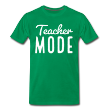 Load image into Gallery viewer, Teacher Mode Tee | White Print - kelly green
