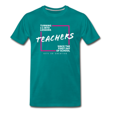 Load image into Gallery viewer, L&#39;s into Lessons Tee - teal
