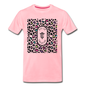 Leopard Citi Co Tee | Neon Print - pink