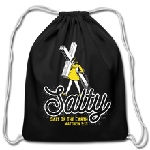Load image into Gallery viewer, Salty Drawstring Bag - black
