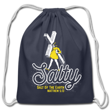Load image into Gallery viewer, Salty Drawstring Bag - navy
