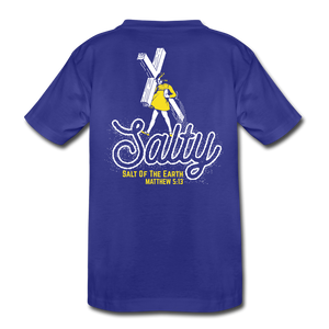 Salty Youth Tee - royal blue