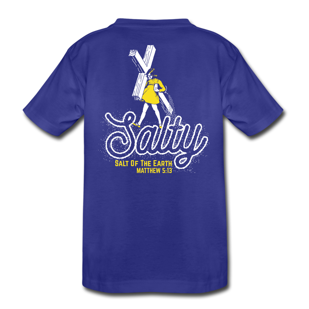 Salty Youth Tee - royal blue