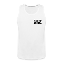 Load image into Gallery viewer, Queer Agenda Classic Tank - Black Print - white
